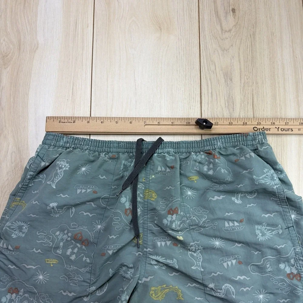 Patagonia Men's Sea Monster Shorts Size Medium Drawstrings Pocket